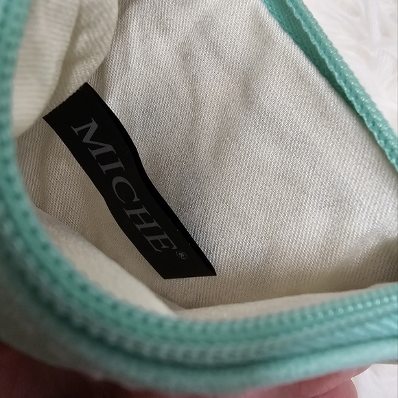 MICHE Mint Green Studded Women's Coin Purse Wallet Vintage - Picture 3 of 4